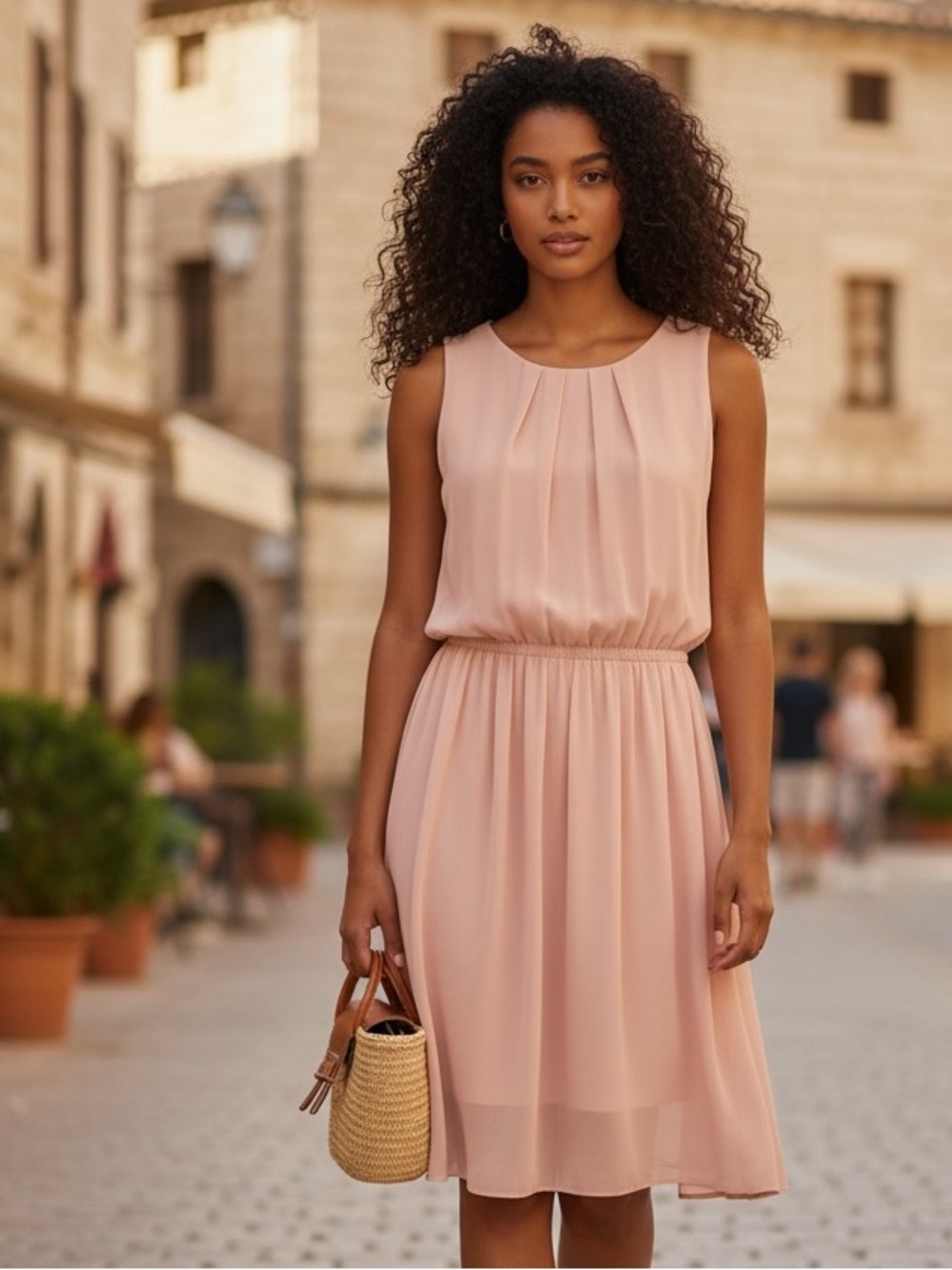 A. Byer Soft Pink Mini Dress